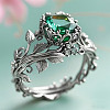 Zinc Alloy & Rhinestone Finger Rings FS-WG73E81-15-1