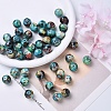 Baking Paint Glass Beads X1-DGLA-N003-8mm-B08-1
