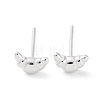 925 Sterling Silver Stud Earrings EJEW-R015-03S-4