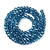 Electroplate Glass Beads Strands EGLA-A044-T4mm-A27-3