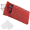 1Pc PU Imitation Leather Eyeglass Cases AJEW-CN0007-66A-1