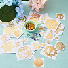 Self Adhesive Brass Stickers DIY-TA0008-69-3