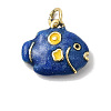 Brass Enamel Pendants KK-P343-03G-2