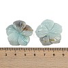 Natural Flower Amazonite Carved Pendants G-B097-01A-08-3