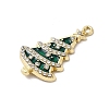 Alloy Enamel Pendants with Rhinestone X-FIND-H055-16G-02-2