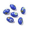 Handmade Millefiori Glass Beads LAMP-U004-02-3