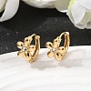 Valentine's Day 304 Stainless Steel Rhinestone Hoop Earrings EJEW-P344-04G-1