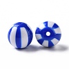 Opaque Acrylic Stripe Beads OACR-E009-02-3