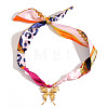 304 Stainless Steel Pendant Scarf Necklaces for Women WGD26AB-01-2