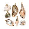 Natural Conch Shell Pendants SH-CBAB405-01KCG-1