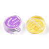 Transparent Acrylic Beads X-OACR-N137-35-3