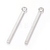 304 Stainless Steel Pendants X-STAS-P186-05P-28mm-1