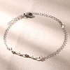 Mother's Day 201 Stainless Steel Link Bracelets WG2A4DB-02-2