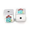 Printed Plating Acrylic Beads AC-CBA655C-17F-2