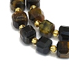 Natural Tiger Eye Beads Strand G-I376-D10-01-3