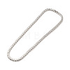Clear Cubic Zirconia Tennis Necklace NJEW-E038-10A-P-2