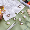 8Pcs 2 Styles Alloy Cufflinks HJEW-PH02547-4
