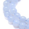 Natural Blue Chalcedony Beads Strands G-K310-C12-10mm-3