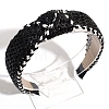 Fashion Polyester Weave Hair Bands PW-WG35967-01-1