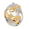Two Tone 304 Stainless Steel Pendants STAS-K322-18A-GP-1