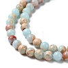 Synthetic Imperial Jasper Dyed Beads Strands G-D077-A01-01I-4