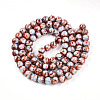 Baking Paint Glass Beads Strands X-DGLA-N003-10mm-A03-2