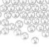 1 Box 8mm White Tiny Satin Luster Glass Pearl Beads Round Loose Beads for Jewelry Making HY-PH0001-8mm-001-2