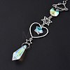AB Color Plated Crystal Bullet Big Pendant Decorations HJEW-G019-03A-5