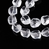 Frosted Glass Beads Strands GLAA-T023-30C-3