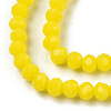 Opaque Solid Color Glass Beads Strands EGLA-A034-P2mm-D04-3