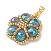 Seed Beads & Glass Beaded Pendants PALLOY-MZ01299-03-2