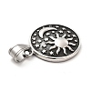 304 Stainless Steel Pendants STAS-K243-10AS-3