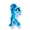 Human DIY Decoration Silhouette Silicone Statue Molds DIY-I085-01-1
