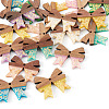18Pcs 9 Colors Wood & Resin Pendants WOOD-TA0002-96-3