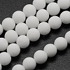 Natural White Jade Beads Strands G-D695-10mm-3