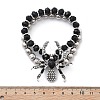 Punk Style Alloy Plastic Charm Bracelets BJEW-K269-01P-7