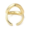 Brass Open Cuff Rings RJEW-Q778-51G-2