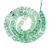 Crackle Transparent Glass Beads Strands GLAA-N062-6mm-03-2
