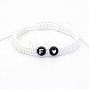 Resin Beads Braided Bead Bracelets FS-WG7326D-06-1
