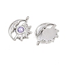304 Stainless Steel Rhinestone Pendants STAS-Z166-24P-06-2