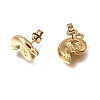 304 Stainless Steel Stud Earring Findings STAS-D391-04C-G-3