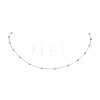 304 Stainless Steel Ball Cable Chain Necklaces NJEW-JN05166-02-2