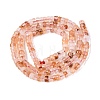 Natural Hematoid Quartz/Ferruginous Quartz Beads Strands G-Q606-46A-09-3