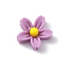 Flower Opaque Resin Cabochons LS-FIND-WH0034-98I-1