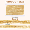 20 Yards Polyester Braided Lace Ribbon OCOR-DR0001-29A-2