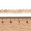Heated Natural Citrine Bead Strands G-P466-01E-01-4