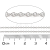 Anti-Tarnish Rhodium Plated 925 Sterling Silver Cable Chains LS-STER-E072-02P-04-2