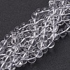 Synthetic Quartz Crystal Beads Strands X-GSR14mmA039-1-1