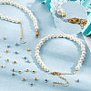 60Pcs 2 Colors Brass Crimp Beads FIND-AR0001-55-5