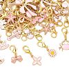 64Pcs 32 Styles Alloy Enamel Shoe Charms HJEW-PH02482-1